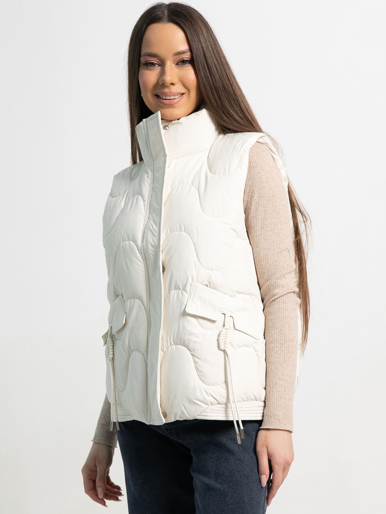 Жилет утепленный Фрия (крем-брюле) Б15289-4М