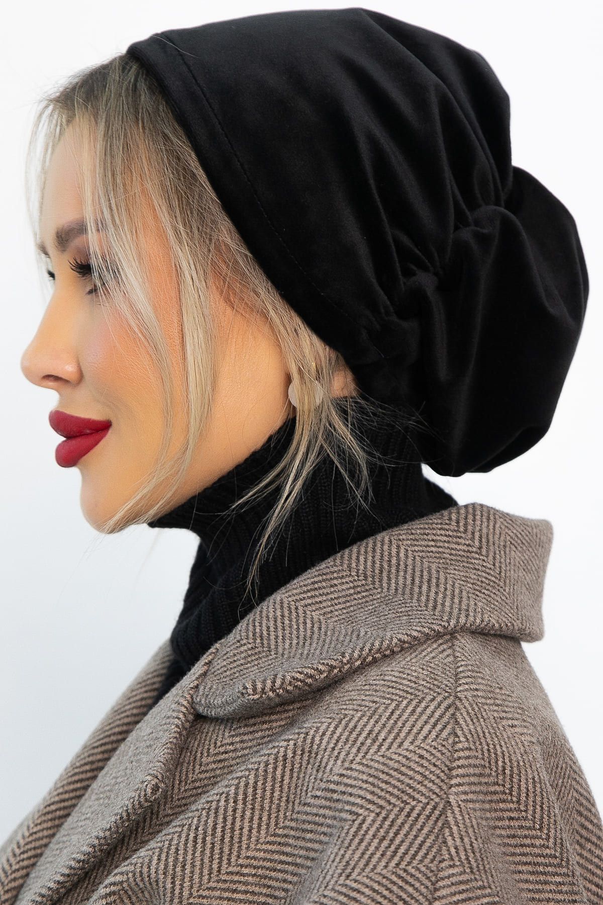 Чалма с резинкой (черная) ЧР10-23М