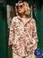 Рубашка льняная Тропик (бежево-коричневая) Б15877-1М