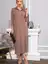 Платье трикотажное Каприччио (коричневое) П14591-10М