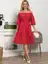 Платье с поясом Дафна (красное) П15524-8М