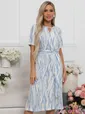 Платье Тоскана (голубо-белое) П15513-45М
