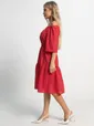 Платье с поясом Дафна (красное) П15524-8М