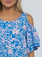 Платье Марианна (сине-розовое) П15348-5М