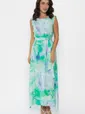 Платье Иниша  (зеленое) П14072-4М