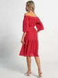 Платье с поясом Дафна (красное) П15524-8М