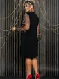 Платье Элла (черное) П11796
