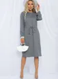 Платье Верона (серое) П11093