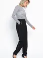 Брюки трикотажные Броуди (черные) Б15048-8М