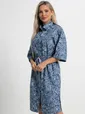 Платье хлопковое Стоун (синее) П15450-4М