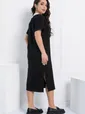 Платье Свобода движения (черное) П12999-7М