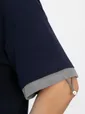 Блуза Софья (синяя) Б13941-1М