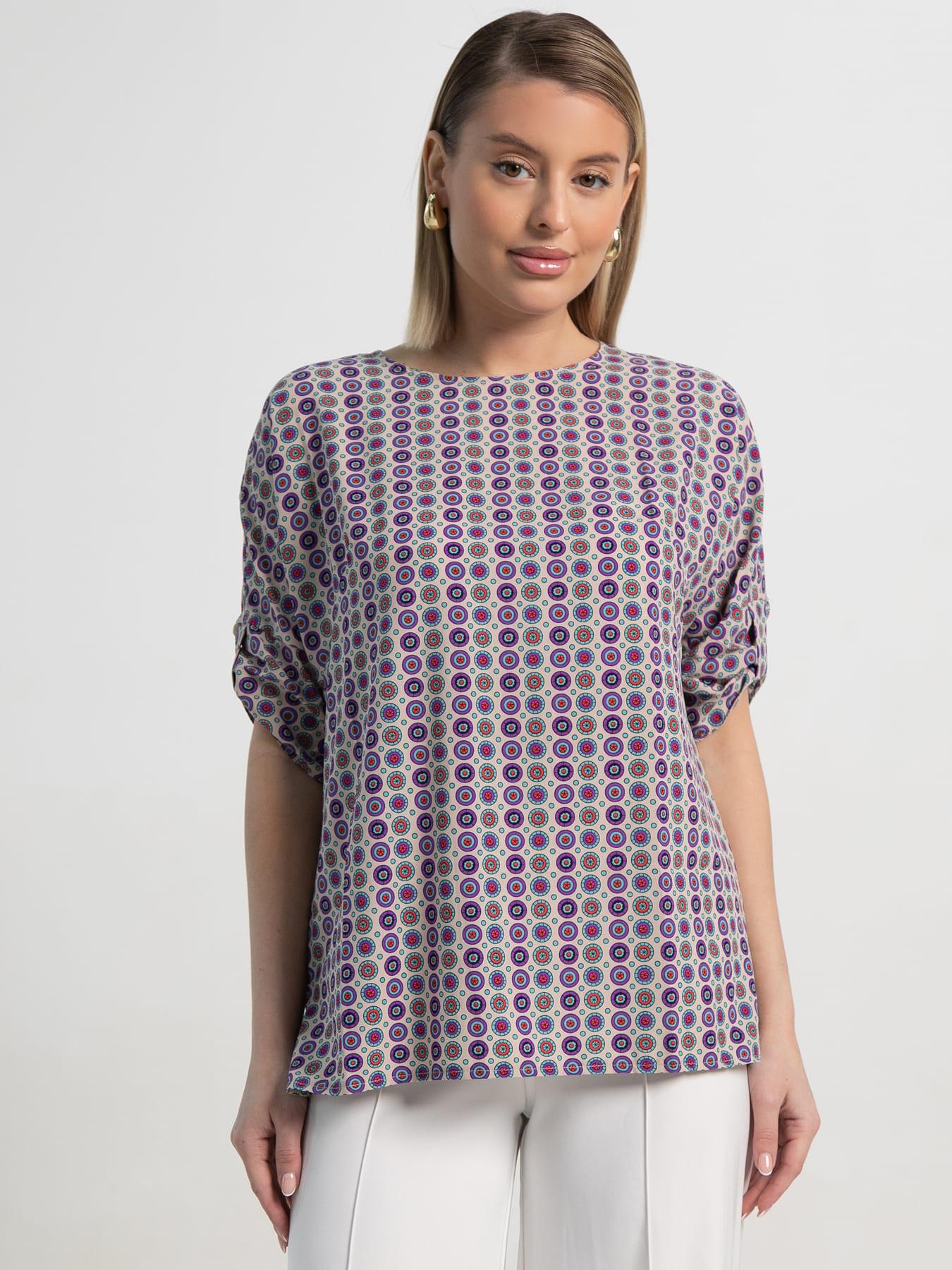 Блуза Альбера (сиреневая) Б15518-30М