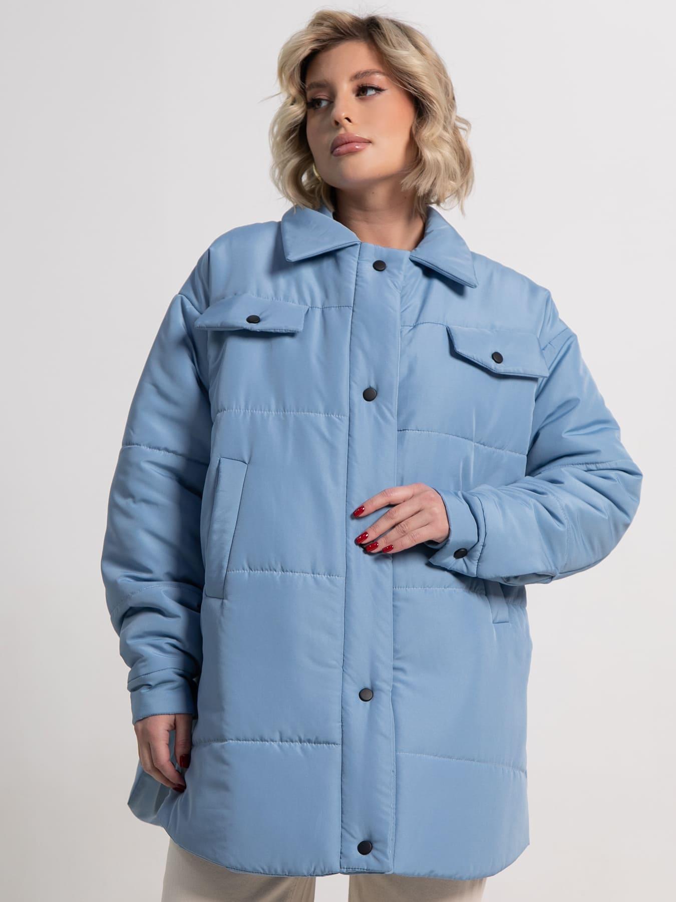 Куртка демисезонная Асель (голубая) Б15317-39М