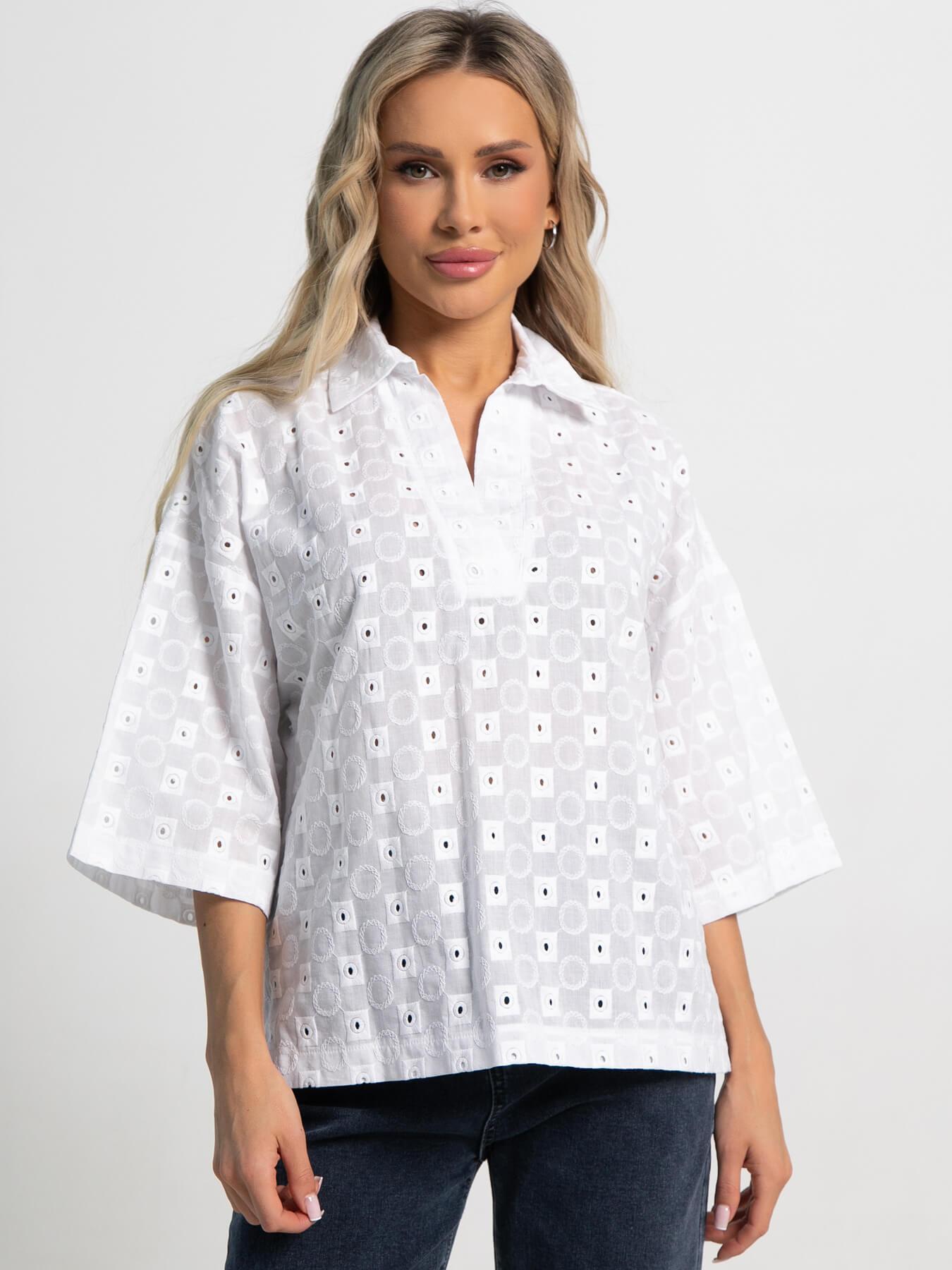 Блуза Ветерок (белая) Б15556-16М