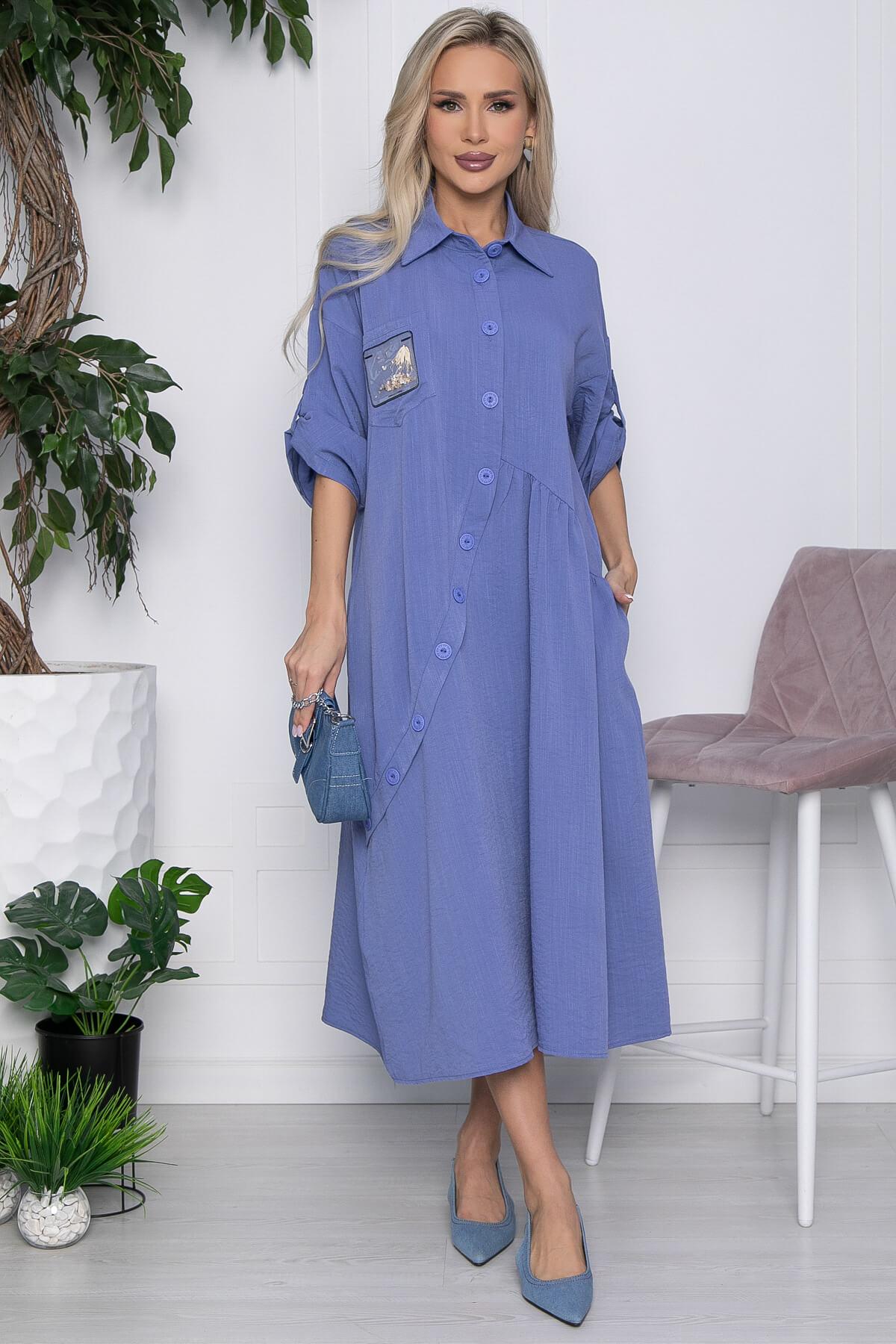 Платье Индира (джинс) П15685-5М