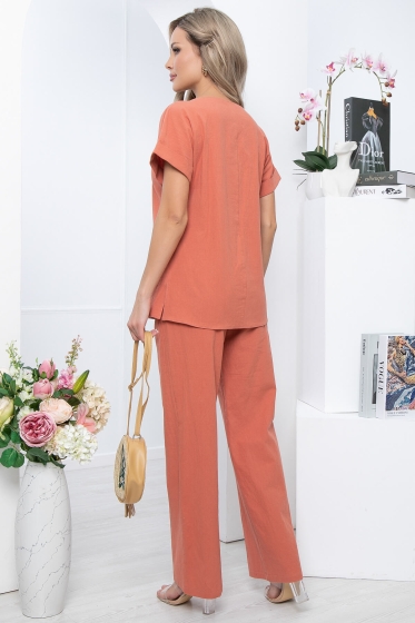 Костюм "Летний бриз" (терракот) К5727
