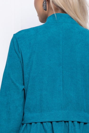 Платье "Муза" П7217 (морская волна)