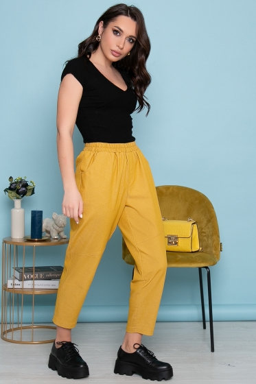 Брюки "Монте-Карло" (горчица) Б3318