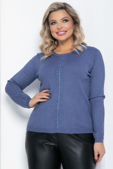 Джемпер Зимний вечер (темно-синий) Б12410-20 Джемпер Зимний вечер (темно-синий) Б12410-20