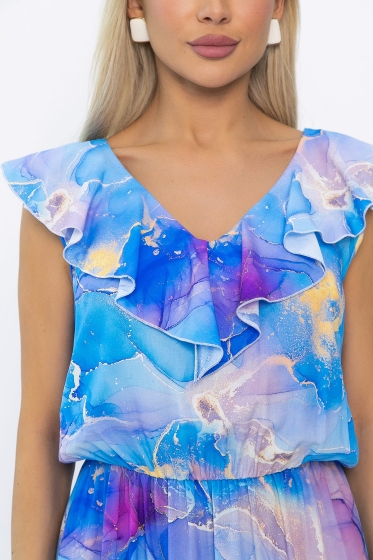 Платье Хелена (синее) П13926-4М