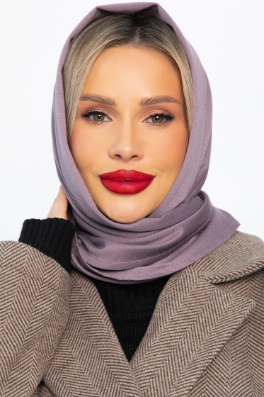 Косынка с отворотом (лиловая) КО20-23М Косынка с отворотом (лиловая) КО20-23М