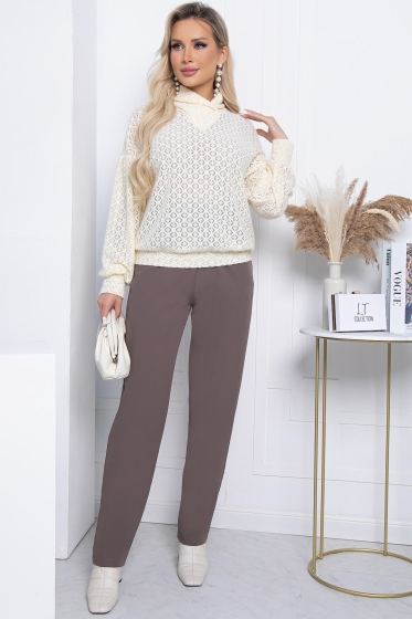 Джемпер "Вельда" Б7196 (молочный)