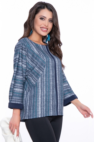 Джемпер "Взрывная волна" (полоска) Б2731