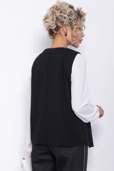 Жилет Современный стиль (черный) Б12073