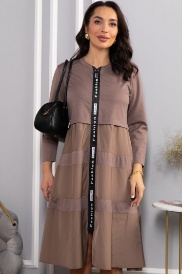 Платье Наири (какао) П14428-5М