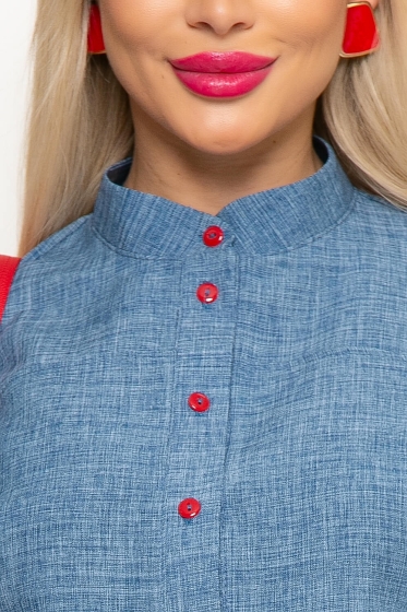 Платье "Бон Вояж" (джинс) П3934