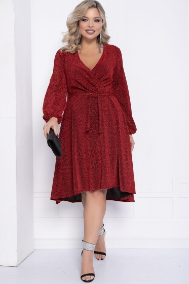 Платье Загадай желание (красное) П11830