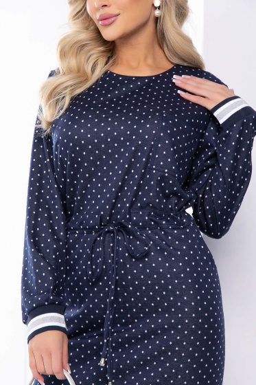 Платье "Верона" (темно-синее) П8158