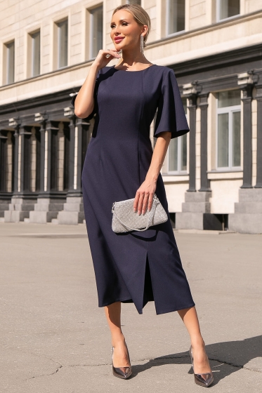 Платье "Астра" (блю) П3977