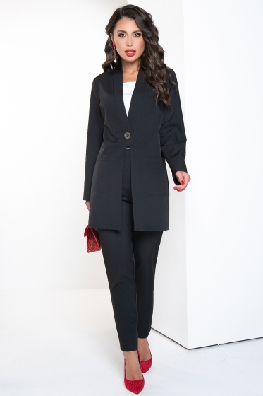 Костюм "Деловой шарм" (черный) К2527