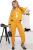 Костюм "Модное заявление" (горчица) К5534