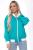 Бомбер "Городской вайб" (бирюза) Б8641 Бомбер "Городской вайб" (бирюза) Б8641