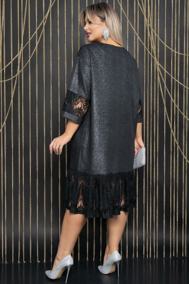 Платье Камея (черное) П12001