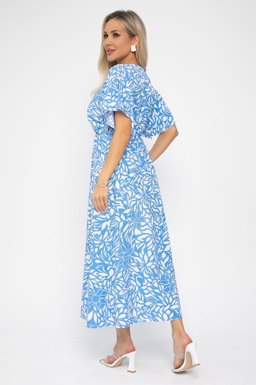 Платье Летнее настроение (голубое) П13728-7М