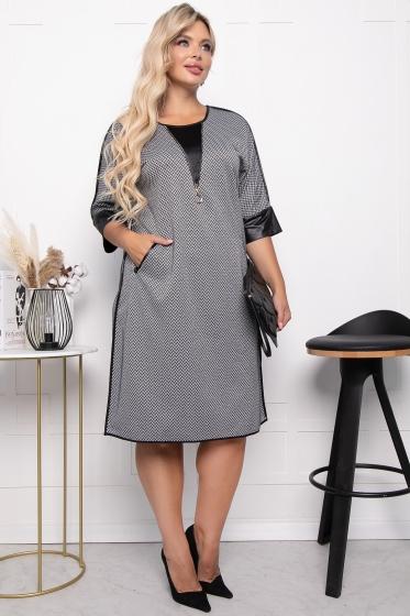 Платье "Кейла" П7201 (серый)