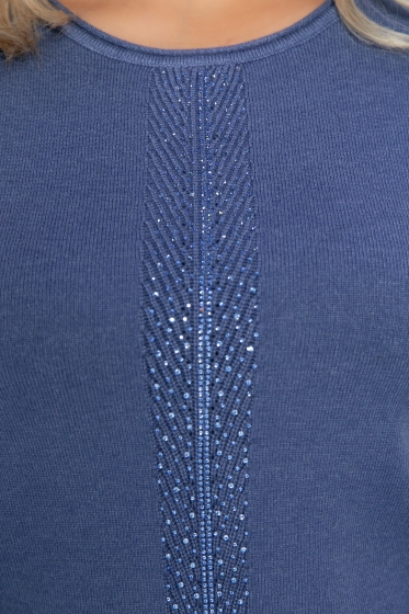 Джемпер Зимний вечер (темно-синий) Б12410-20 Джемпер Зимний вечер (темно-синий) Б12410-20