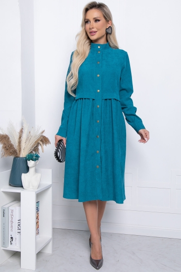 Платье "Муза" П7217 (морская волна)