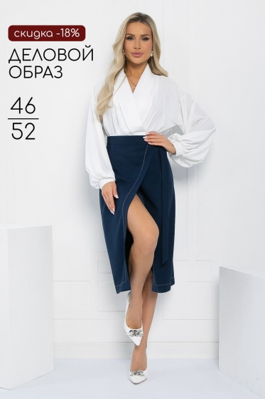 Юбка Соренто (синяя) Ю11597