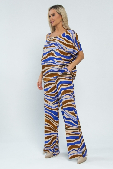 Костюм Асвари (сине-коричневый) К13456-5М Костюм Асвари (сине-коричневый) К13456-5М