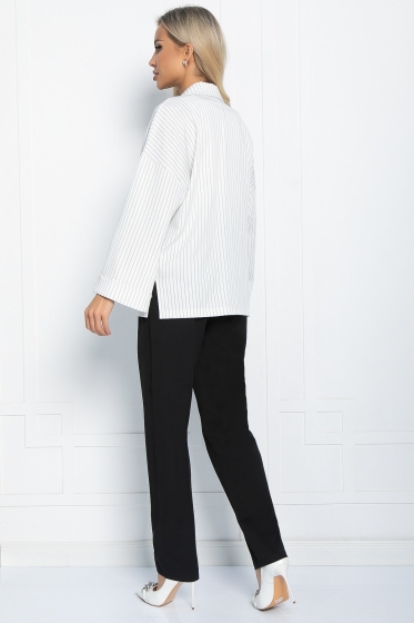 Костюм Ирвин НЬЮ (черно-белый) К11347