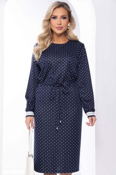 Платье "Верона" (темно-синее) П8158