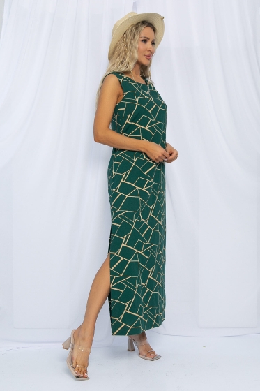 Платье Дария (изумруд) П13481-1М
