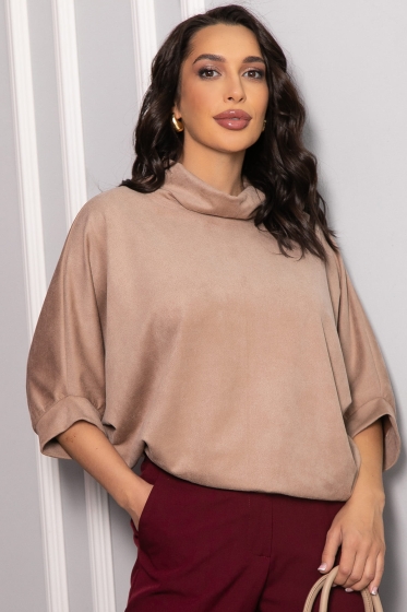 Блуза Барбара НЬЮ (капучино) Б14572-12М