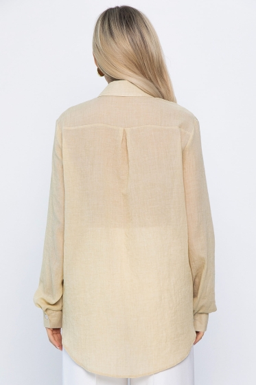 Рубашка Воздушное настроение (бежевая) Б13828-7М Рубашка Воздушное настроение (бежевая) Б13828-7М