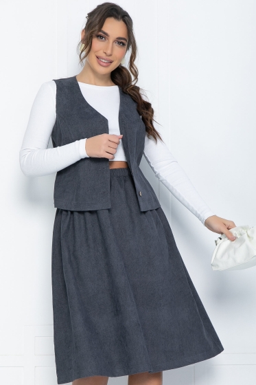 Костюм Жанет (серый) К12033